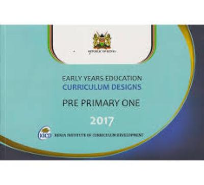 Early Years  Edu Curriculum Designs Pre-Primary 1